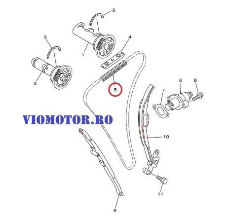 LANT DISTRIBUTIE YAMAHA WR450F(2003-2015)945915711800