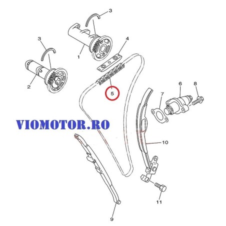 LANT DISTRIBUTIE YAMAHA WR450F(2003-2015)945915711800