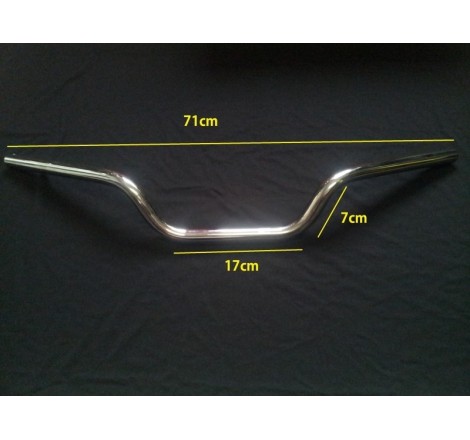 Ghidon moto Ø 22mm -crom