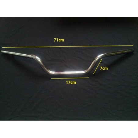 Ghidon moto Ø 22mm -crom