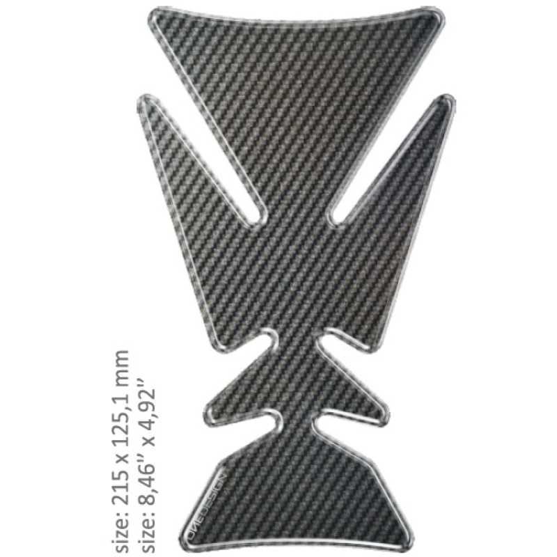 Tank-Pad Carbon ornament protectie rezervor