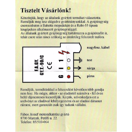 CDI Aprindere Electronica Jawa Babetta 49cc | Motorbikers