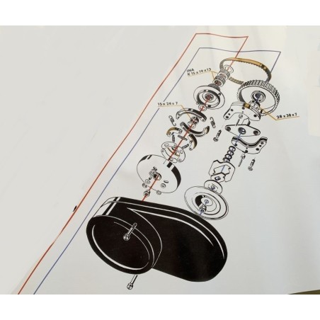 Saboti Schimbator Jawa Babetta 210, Piese Moped | Motorbikers