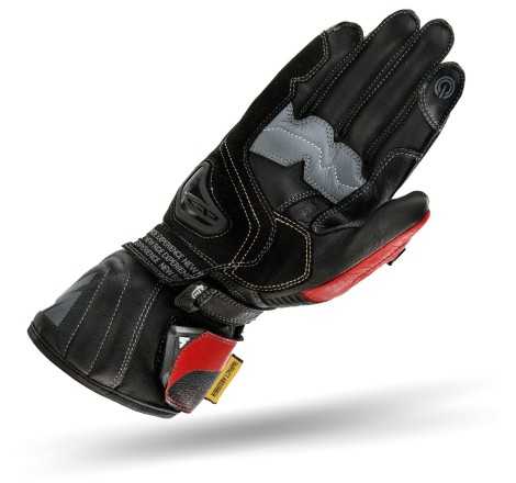 Mănuși Moto Lungi Sportive de Piele SHIMA STR-2 Carbon