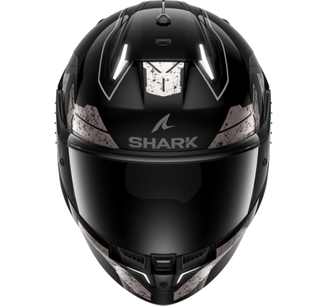 Cască Moto SHARK Skwal i3 Rhad – Black Chrome/Antracit, LED Frânare Active, ECE 22.06