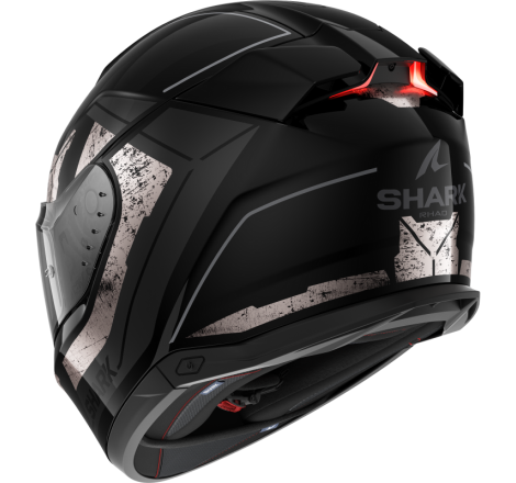 Cască Moto SHARK Skwal i3 Rhad – Black Chrome/Antracit, LED Frânare Active, ECE 22.06