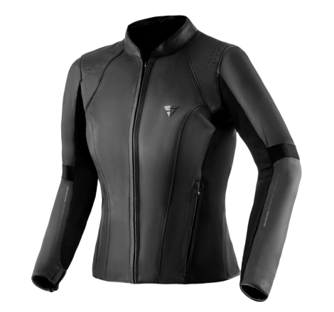 Geaca moto dama din piele Shima Monaco 2.0 neagra