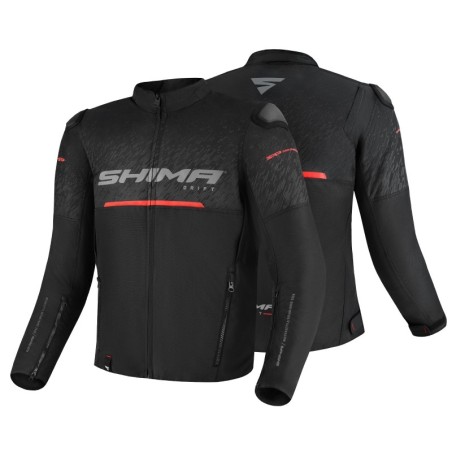 Geacă Moto Textil Shima Drift - Protecții Nivel 2, Stil Urban & Ventilație H3
