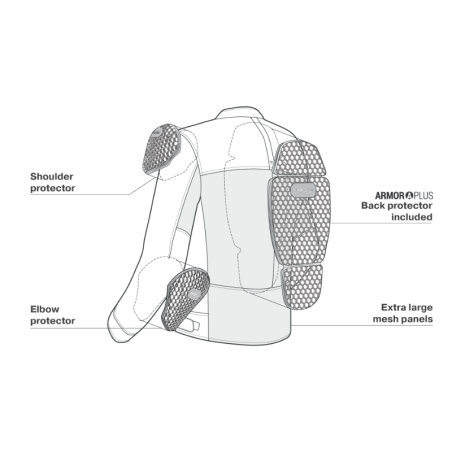 Geacă Moto Bărbați SHIMA Open Air, de Vară, cu Mesh și Protecții Incluse