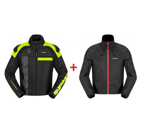Geacă Textil Spidi Progressive Net H2O: Protecție Mesh + Strat H2O Inclus
