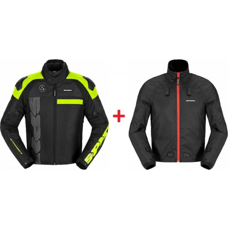 Geacă Textil Spidi Progressive Net H2O: Protecție Mesh + Strat H2O Inclus