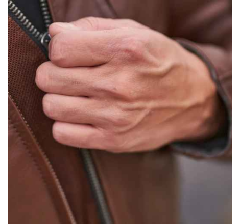 Geaca Shima Hunter+ 2.0 | Piele Moto Vintage | motorbikers.ro