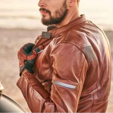 Geaca Shima Hunter+ 2.0 | Piele Moto Vintage | motorbikers.ro