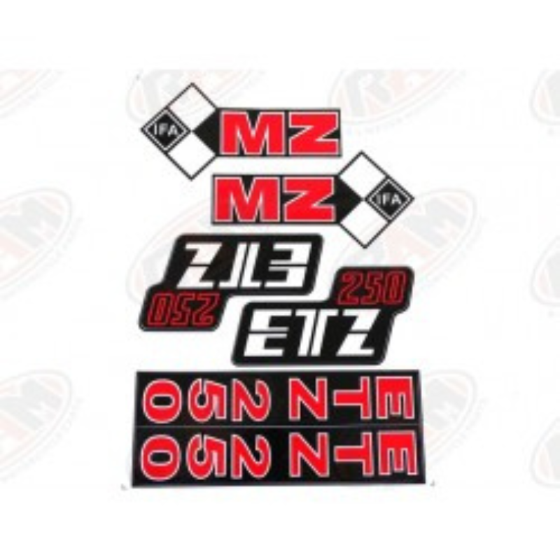 Set sticker tip autocolant motocicleta ETZ 250-IFA