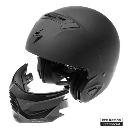 Scorpion EXO-Combat II ca jet helmet fara masca – convertibila 2in1