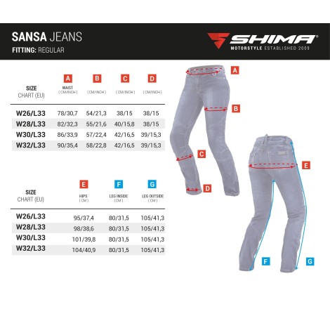 BLUGI MOTO SHIMA LADY JESS KEVLAR®