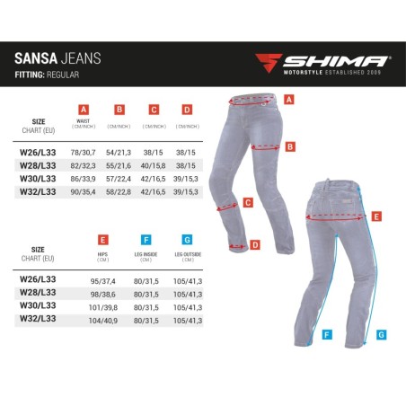 BLUGI MOTO SHIMA LADY JESS KEVLAR®