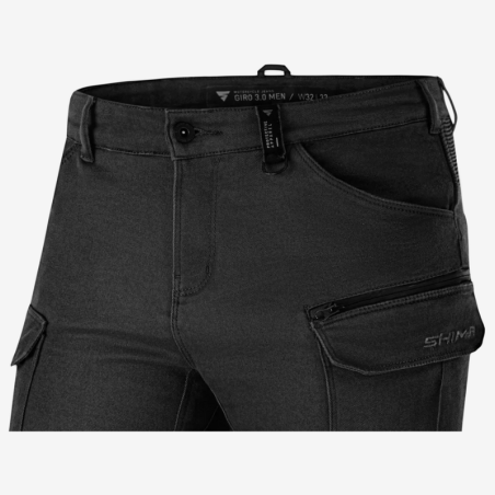 Pantaloni de protecție moto textili Shima Giro 3.0 pentru bărbați,Tapered Fit
