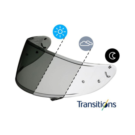 Vizieră Cască Shoei CWR-1 Photochromic (Fotocromatică) - Tranziție Automată