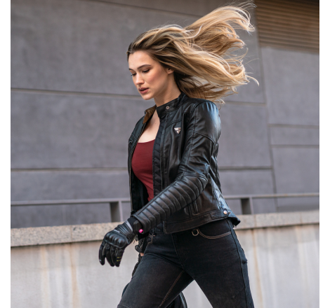 Geaca Dama Shima Winchester 2.0 | Piele Retro Moto | motorbikers.ro