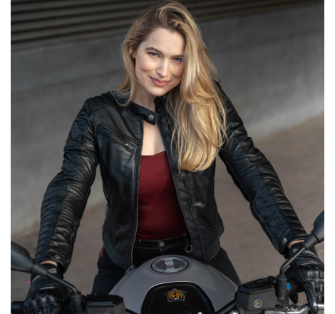 Geaca Dama Shima Winchester 2.0 | Piele Retro Moto | motorbikers.ro