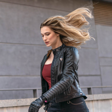 Geaca Dama Shima Winchester 2.0 | Piele Retro Moto | motorbikers.ro