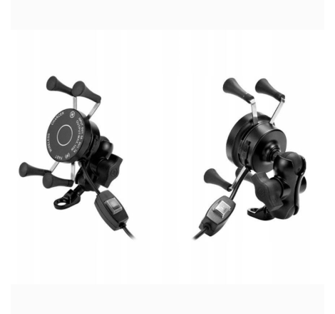 FreedConn Suport telefon pe ghidon moto cu incarcator wireless