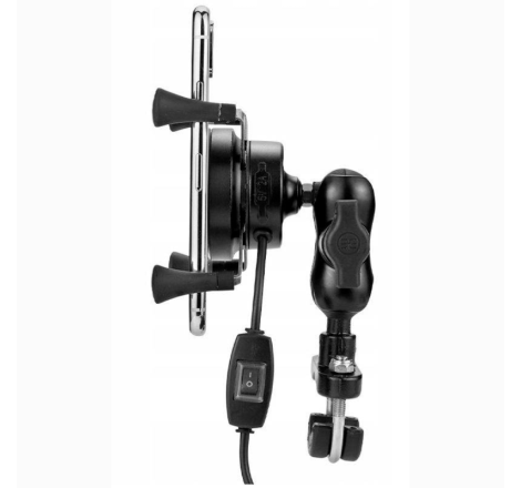 FreedConn Suport telefon pe ghidon moto cu incarcator wireless