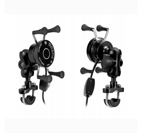 FreedConn Suport telefon pe ghidon moto cu incarcator wireless