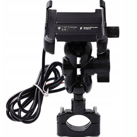 Suport telefon moto FreedConn MC10N cu încărcător | Motorbikers.ro