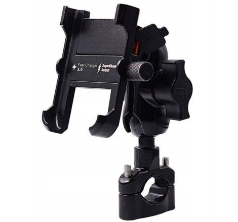 Suport telefon moto FreedConn MC10N cu încărcător | Motorbikers.ro