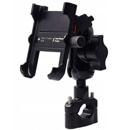 Suport telefon moto FreedConn MC10N cu încărcător | Motorbikers.ro