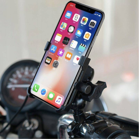 Suport telefon moto FreedConn MC10N cu încărcător | Motorbikers.ro