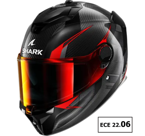 Cască Moto Integrală SHARK Spartan GT Pro Carbon Kultram – Negru/Roșu