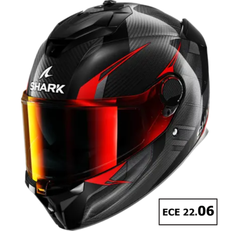 Cască Moto Integrală SHARK Spartan GT Pro Carbon Kultram – Negru/Roșu