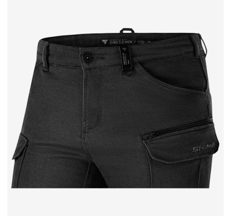 Pantaloni de protecție moto textili Shima Giro 3.0 pentru bărbați,Tapered Fit