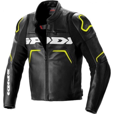 Geaca moto sport din piele Spidi Evorider 2 neagra - protectie AAA