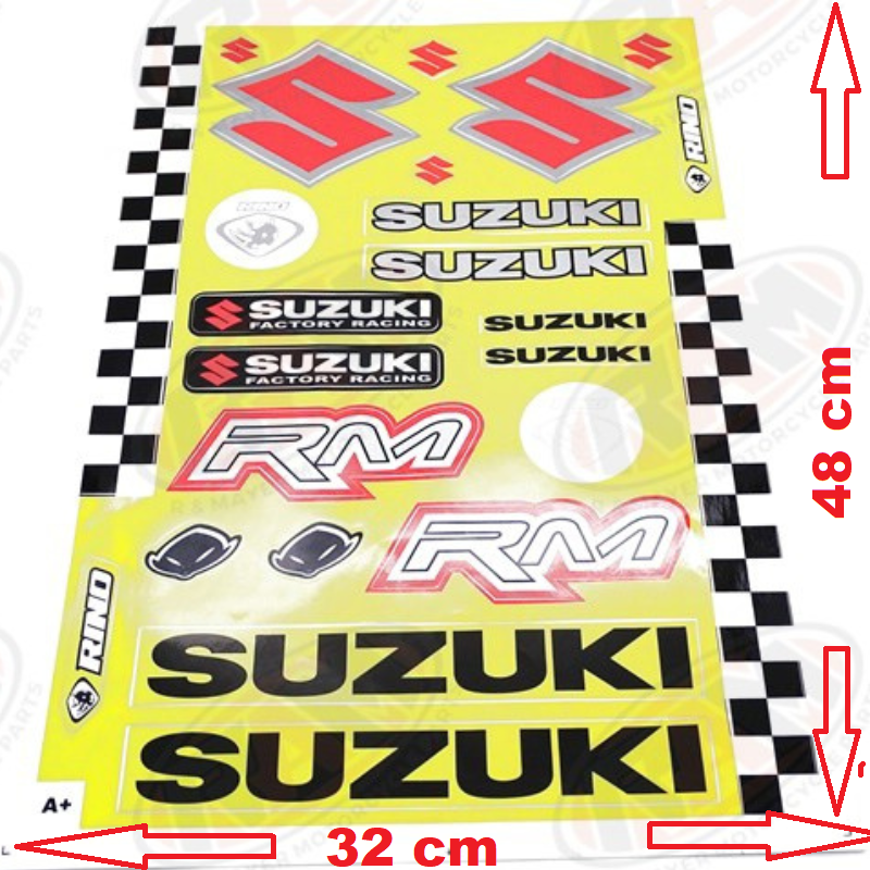 Sticker autocolant ornament motociclete Suzuki
