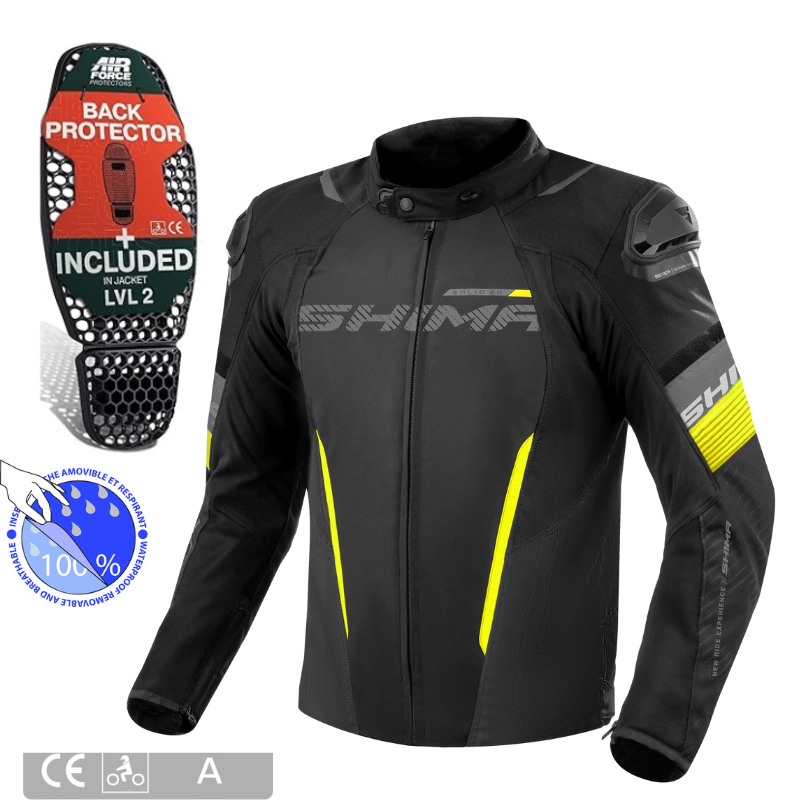 Geaca Moto Shima Solid 2.0 - Textila Impermeabila 3 Sezoane