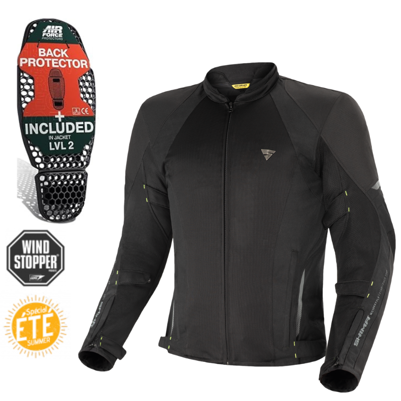 Geaca textil Shima JET + wind and rain stopper