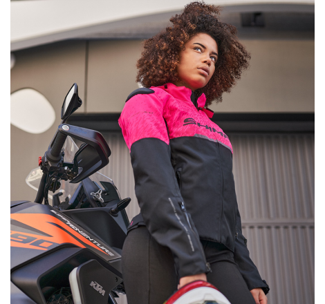 Geacă Moto Damă Shima Drift Lady - Textil, Protecții Nivel 2, Croi Cambrat