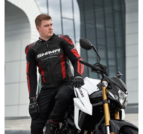 Geaca Shima STR 2.0 | Piele Sport Moto | motorbikers.r