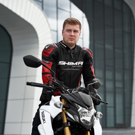 Geaca Shima STR 2.0 | Piele Sport Moto | motorbikers.ro