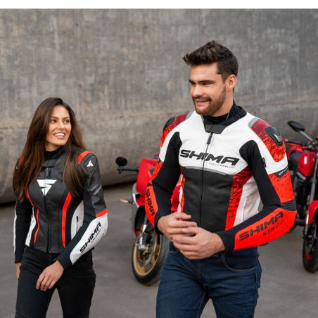 Geaca Shima STR 2.0 | Piele Sport Moto | motorbikers.ro