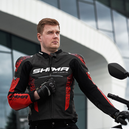 Geaca Shima STR 2.0 | Piele Sport Moto | motorbikers.ro