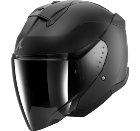 Casca Moto Open Face Shark SKWAL JET Blank Matte Black HE3801EKMA