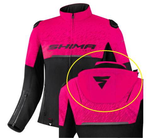 Geacă Moto Damă Shima Drift Lady - Textil, Protecții Nivel 2, Croi Cambrat