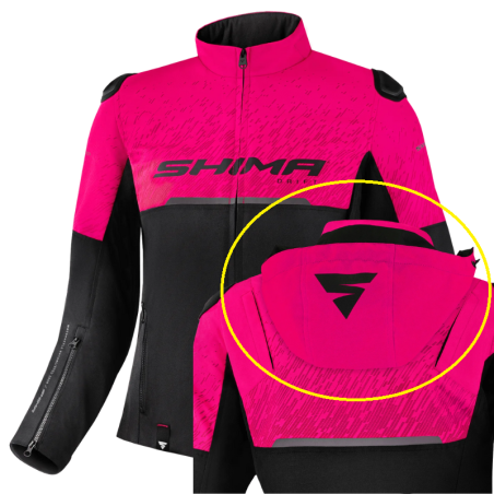 Geacă Moto Damă Shima Drift Lady - Textil, Protecții Nivel 2, Croi Cambrat