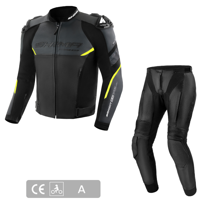 Set Geaca+Pantalon din piele Shima Bandit 2.0