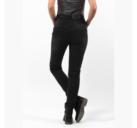 Blugi Moto Dama John Doe Betty High Black XTM | MotorBikers